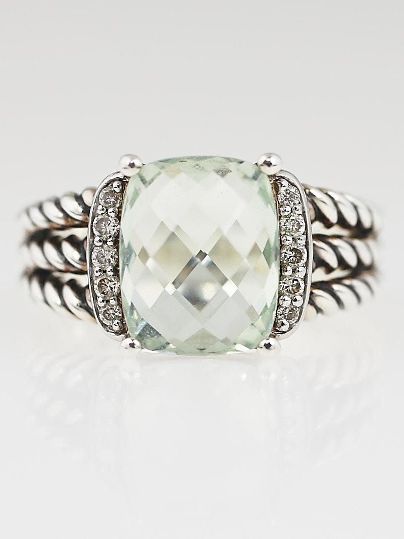 David yurman prasiolite sales wheaton ring