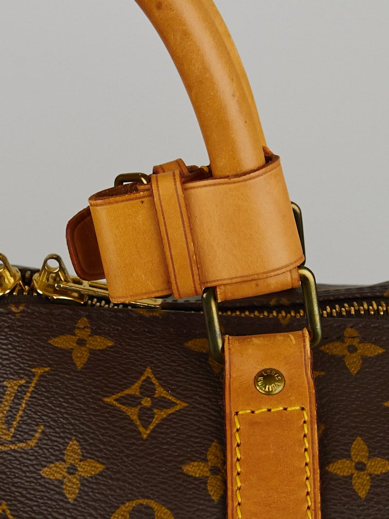 Louis Vuitton Monogram Canvas Keepall 60 Bag with Strap - Yoogi's Closet