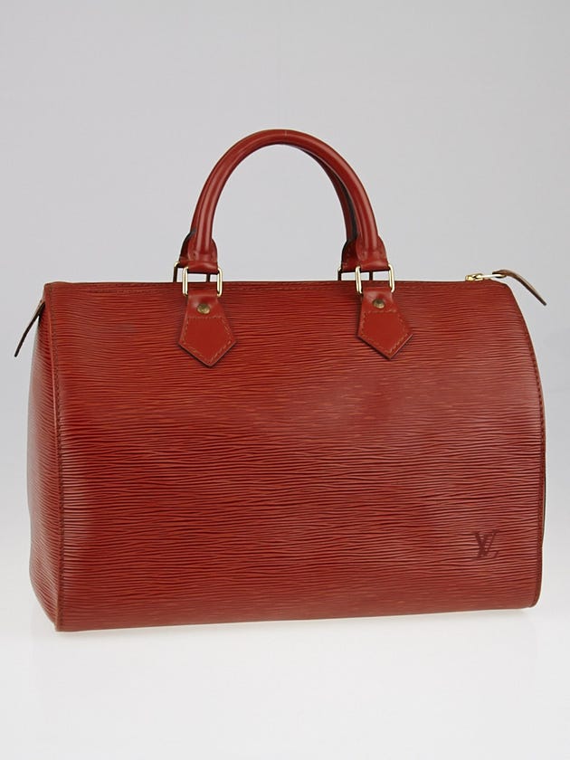 Louis Vuitton Fawn Epi Leather Speedy 30 Bag