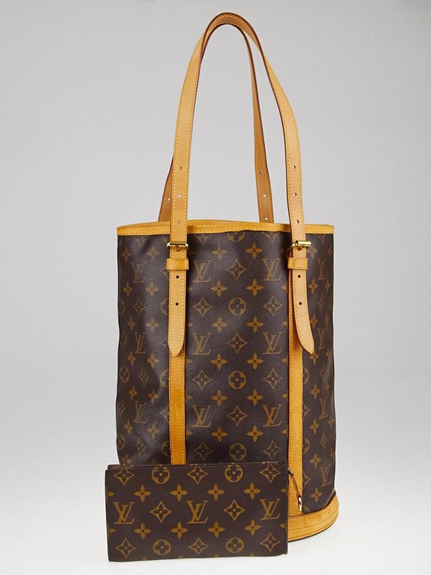 Louis Vuitton Monogram Canvas Large Bucket Bag w/ Accessories Pouch