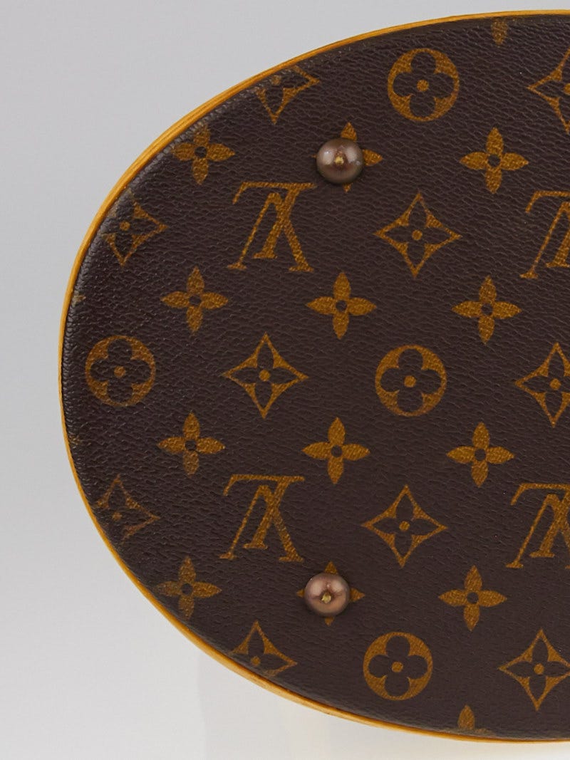 Authentic Louis Vuitton Monogram accessories pouch 3 pieces for bucket