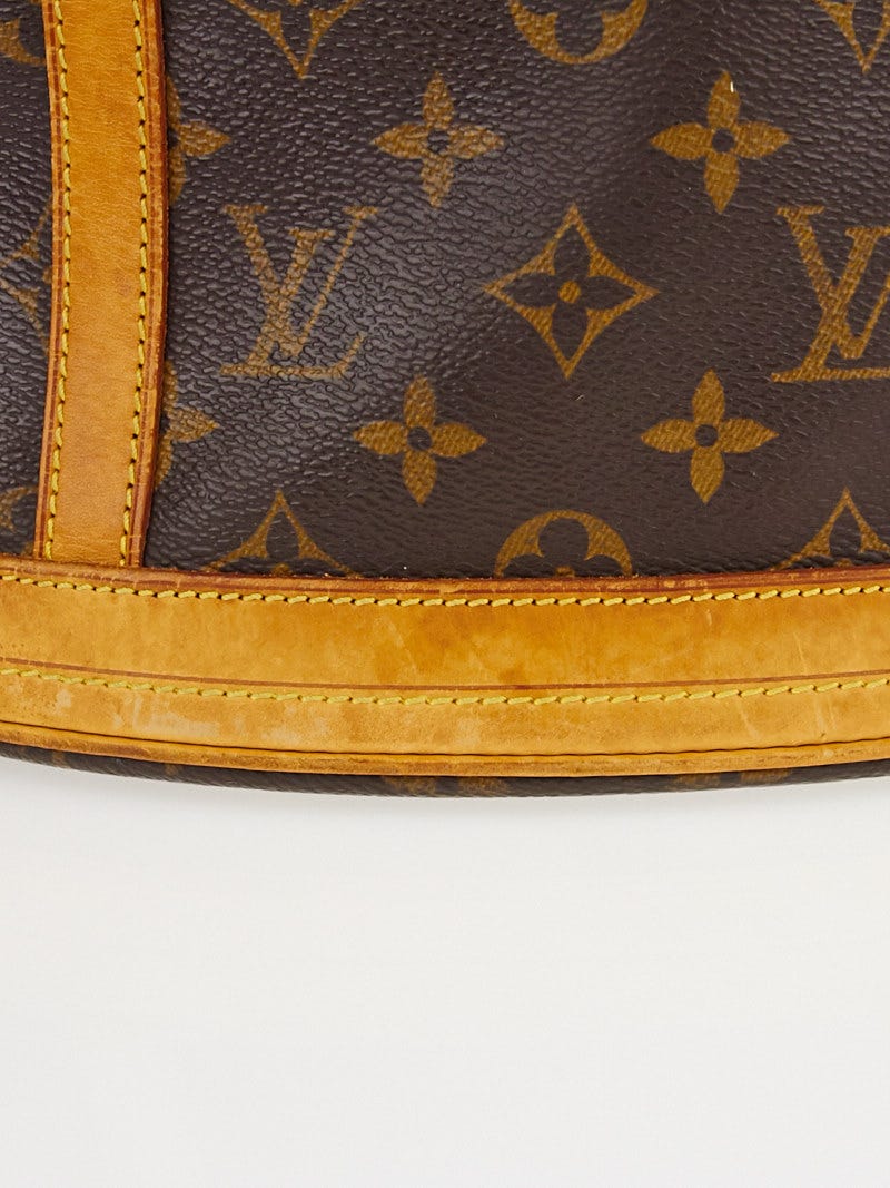 Authentic Louis Vuitton Monogram bucket accessories pouch 2 pieces