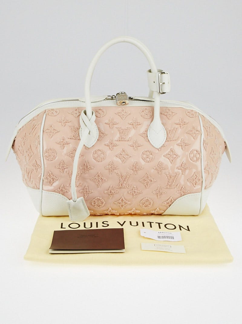 Louis Vuitton Limited Edition Perle Monogram Bouclettes Speedy Round Bag -  Yoogi's Closet