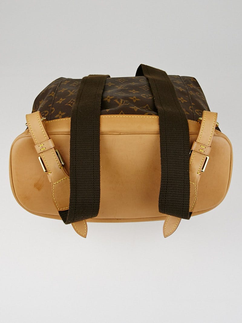 Louis Vuitton Montsouris Gm Monogram Large 12lva624 Brown Coated Canvas  Backpack