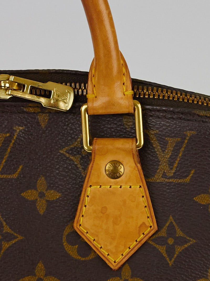 Louis Vuitton Cognac Alligator Alma PM Bag. Excellent Condition., Lot  #58332