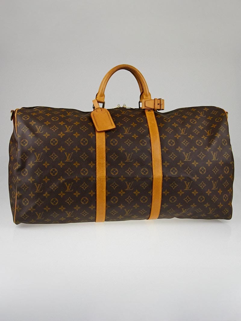 Louis Vuitton Monogram Canvas Keepall Bandouliere 60 Bag w/o Strap -  Yoogi's Closet