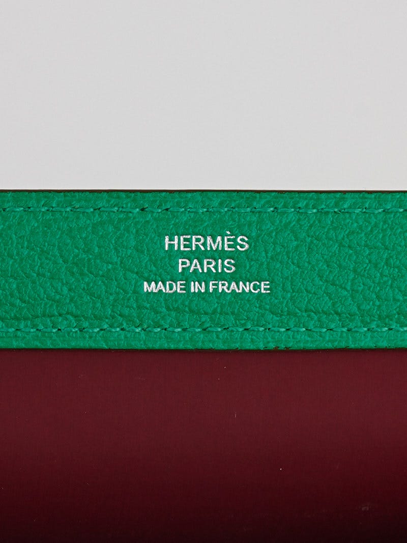 Hermes Bamboo Chevre Leather Karo GM Pouch - Yoogi's Closet