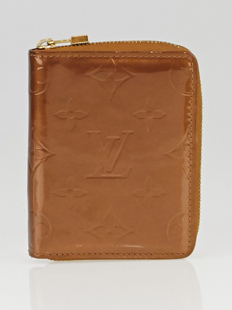 Preloved Louis Vuitton Bronze Vernis Porte Monnaie Zip Wallet TH0042 1 –  KimmieBBags LLC
