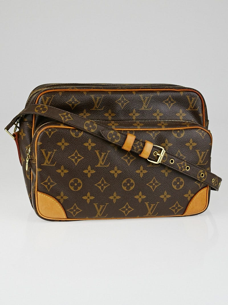 Louis Vuitton Authentic Monogram Nil Cross Body Shoulder Bag from