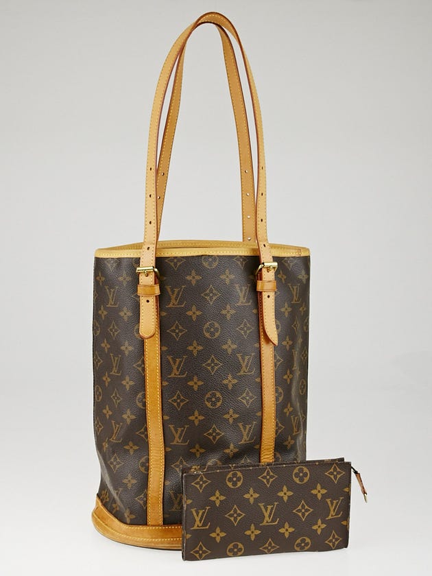 Louis Vuitton Monogram Canvas Large Bucket Bag w/ Accessories Pouch