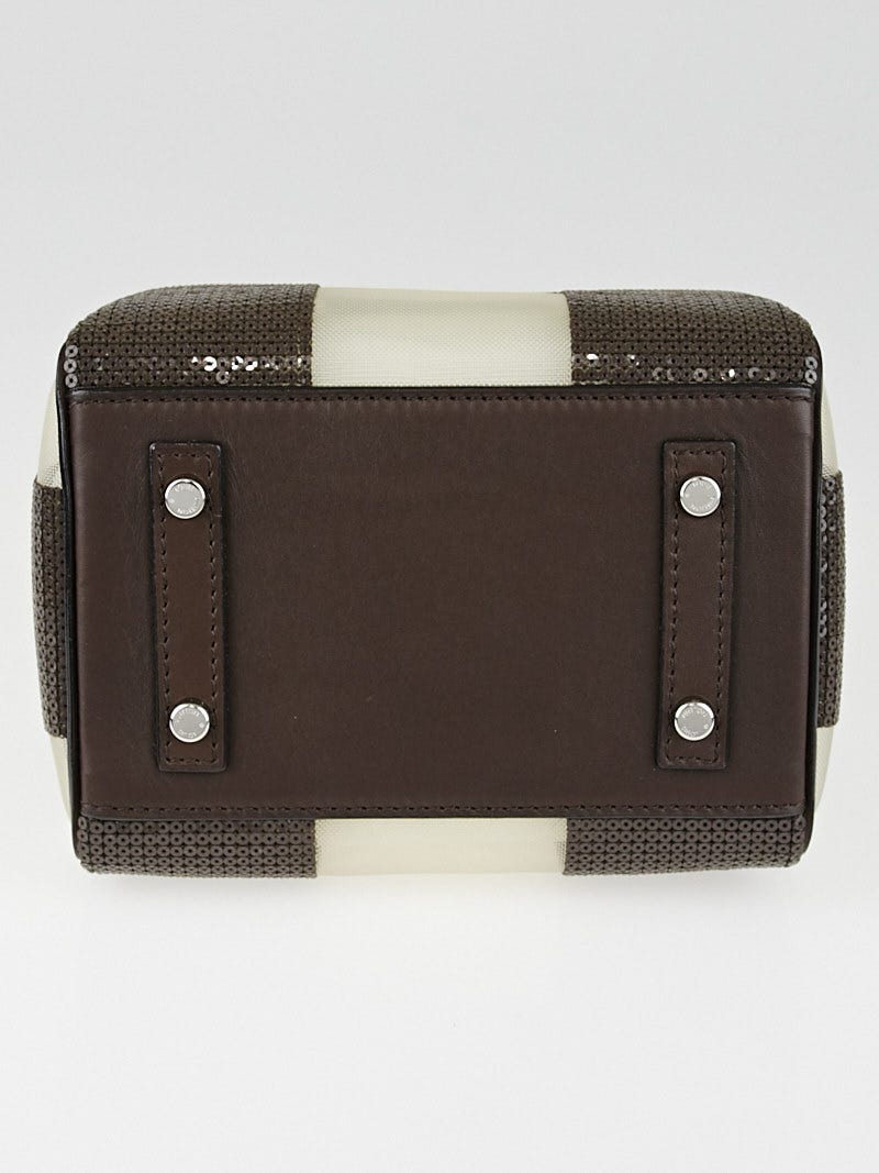 Louis Vuitton Limited Edition Brown Damier Optic Mesh Speedy Cube TPM Bag -  Yoogi's Closet