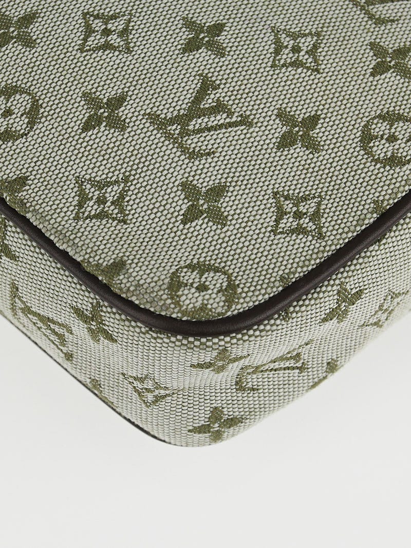 Louis Vuitton M92274 Pochette Conte de Fe Monogram Mini Khaki Handbag Used.