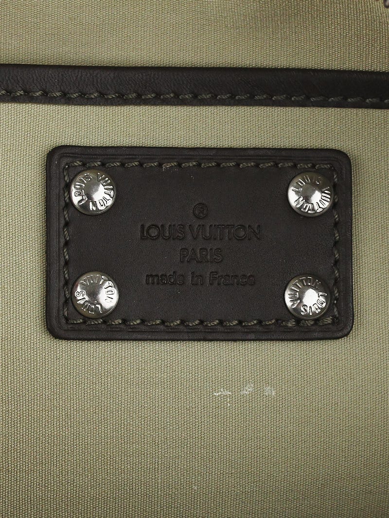 Louis Vuitton Limited Edition Khaki Monogram Mini Lin Canvas Conte