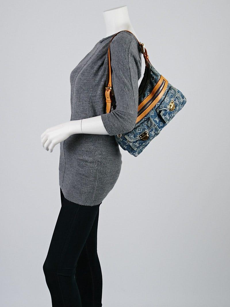 Louis Vuitton 2008 pre-owned Monogram Denim Baggy PM Shoulder Bag - Farfetch
