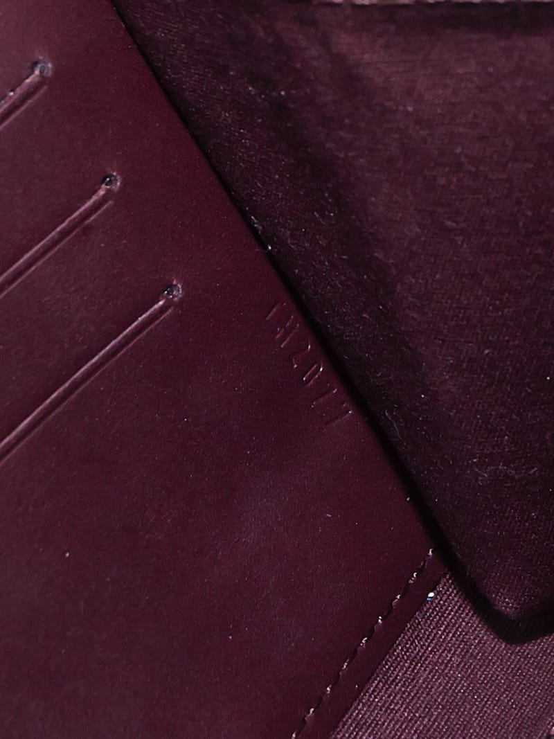 Louis Vuitton Sunset Boulevard Burgundy Patent Leather Shoulder