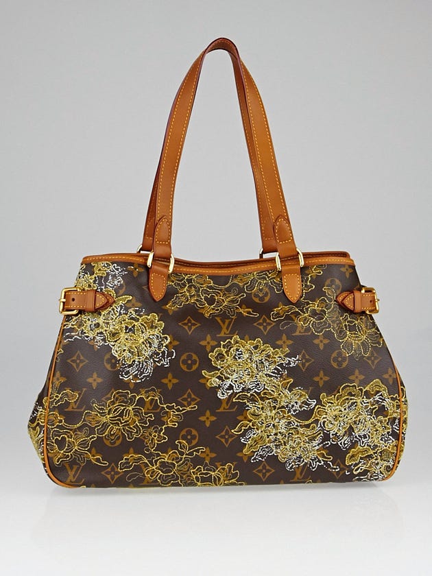 Louis Vuitton Limited Edition Gold Dentelle Batignolles Horizontal Bag