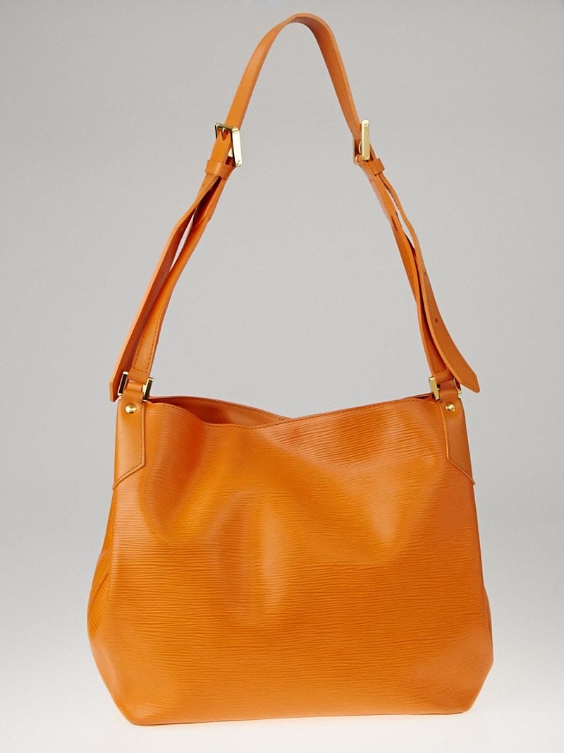 LOUIS VUITTON Orange Epi Leather MANDARA MM Large Shoulder Bag at 1stDibs