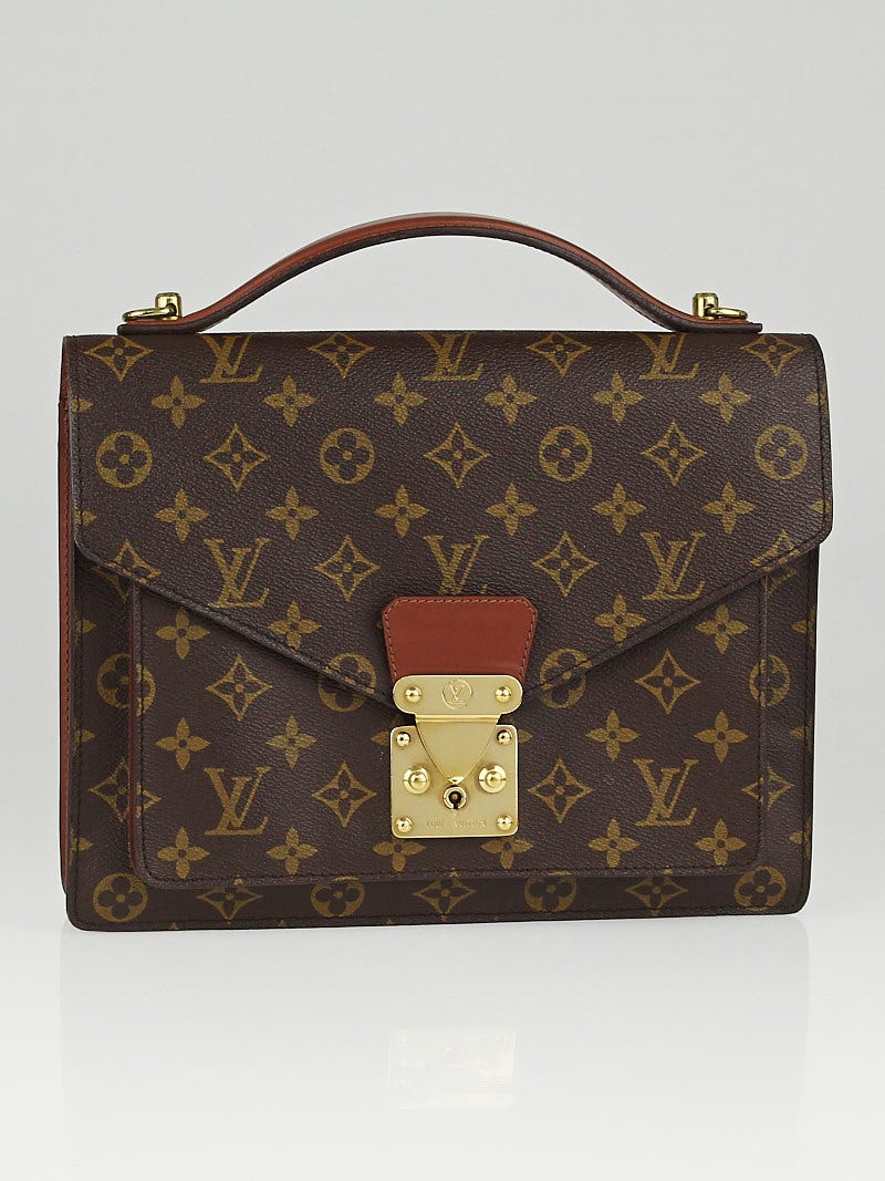 Louis Vuitton Monogram Canvas Monceau 28 Bag w/o Strap - Yoogi's Closet