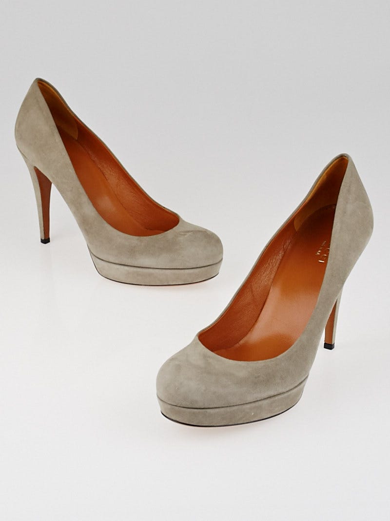 Mid heel platform on sale pumps