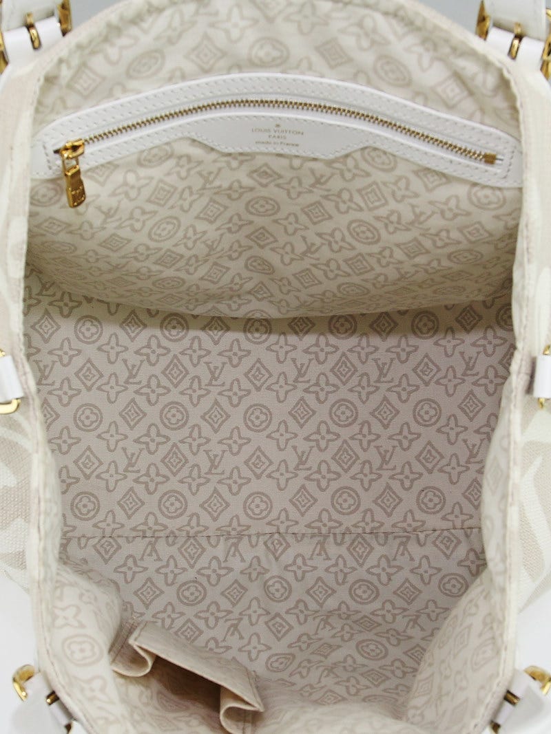 Louis Vuitton Limited Edition Beige Tahitienne Cabas PM Bag - Yoogi's Closet
