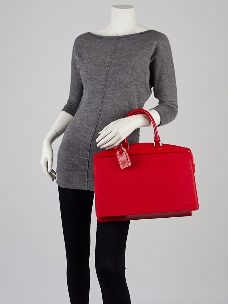 Louis Vuitton Red Epi Leather Riviera Bag - Yoogi's Closet