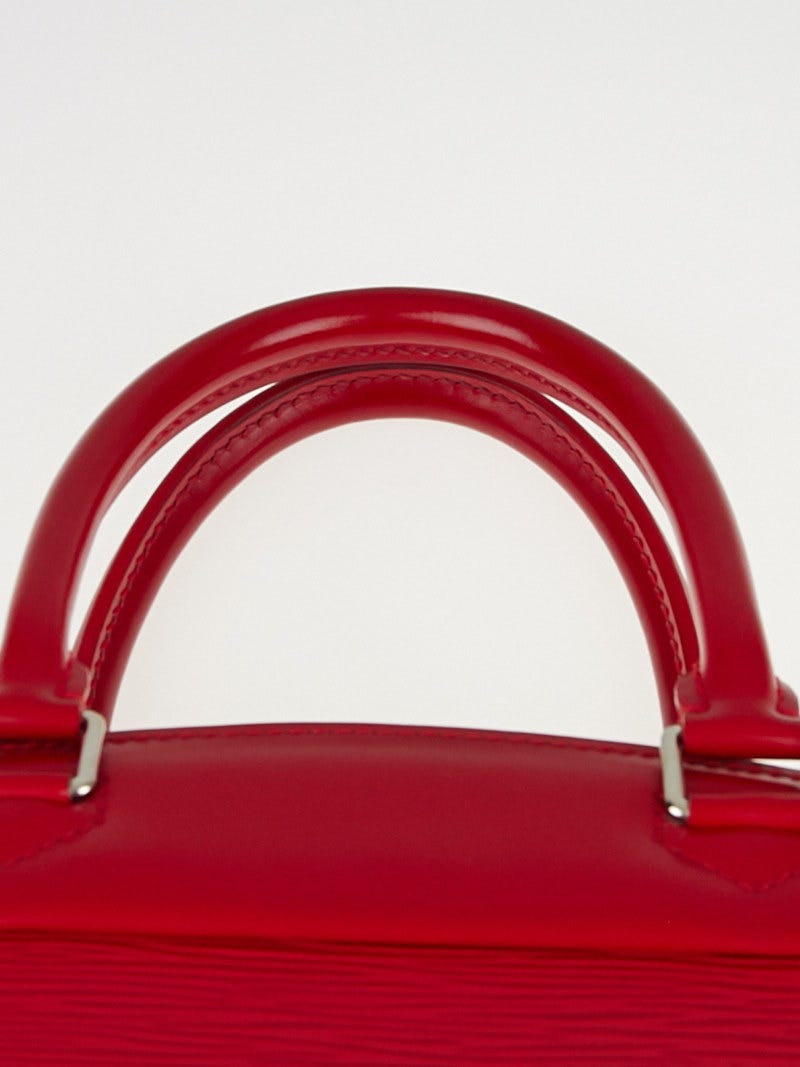 Riviera leather handbag Louis Vuitton Red in Leather - 28789344