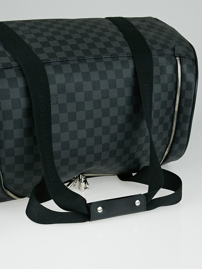 Louis Vuitton Damier Graphite Eole 55 Rolling Luggage Convertible Duffle