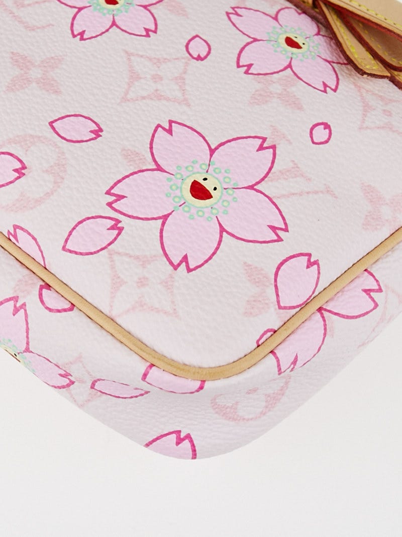 louis vuitton pink flower purse