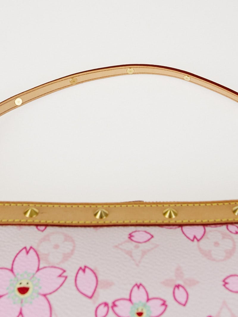 Louis Vuitton Cherry Blossom Monogram Canvas Accessories Pochette Bag -  Yoogi's Closet