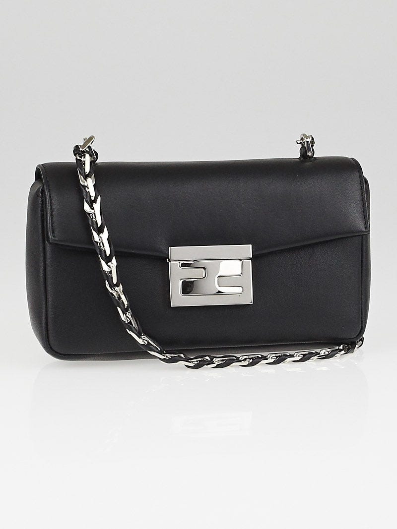 Baguette Mini Leather Grey