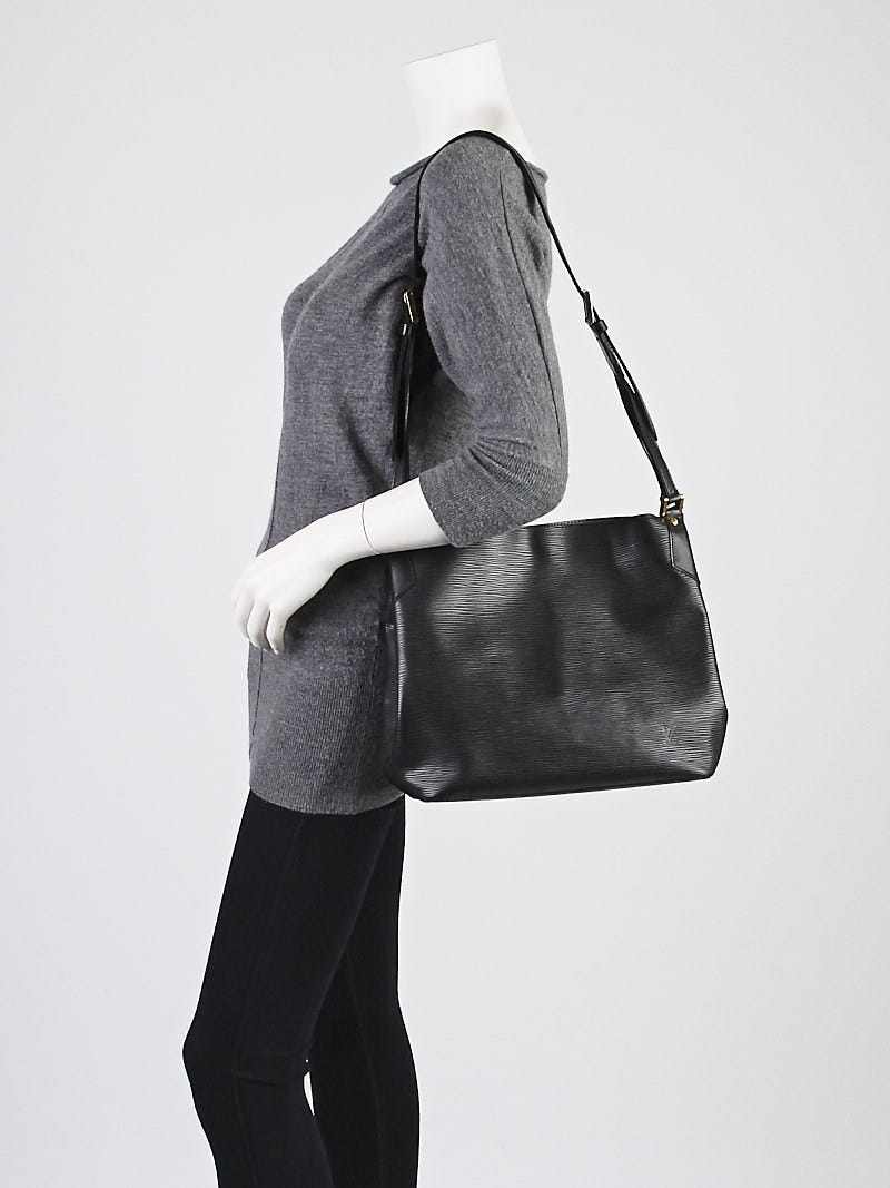 Lot - Louis Vuitton Black Epi Leather 'Mandara' MM Shoulder Bag Serial  #FL1005, Circa 2005