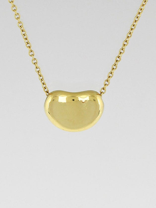 Tiffany 12mm bean necklace Clearance