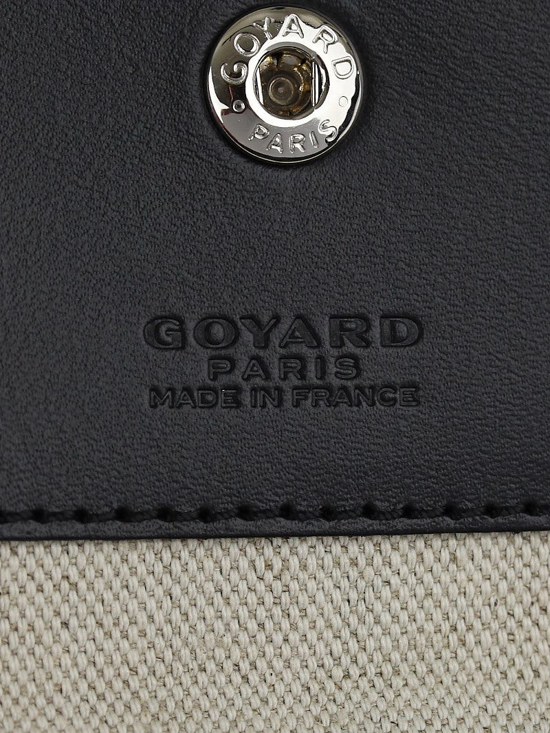 Goyard Black Chevron Print Coated Canvas Petit Flot Bucket Bag - Yoogi's  Closet