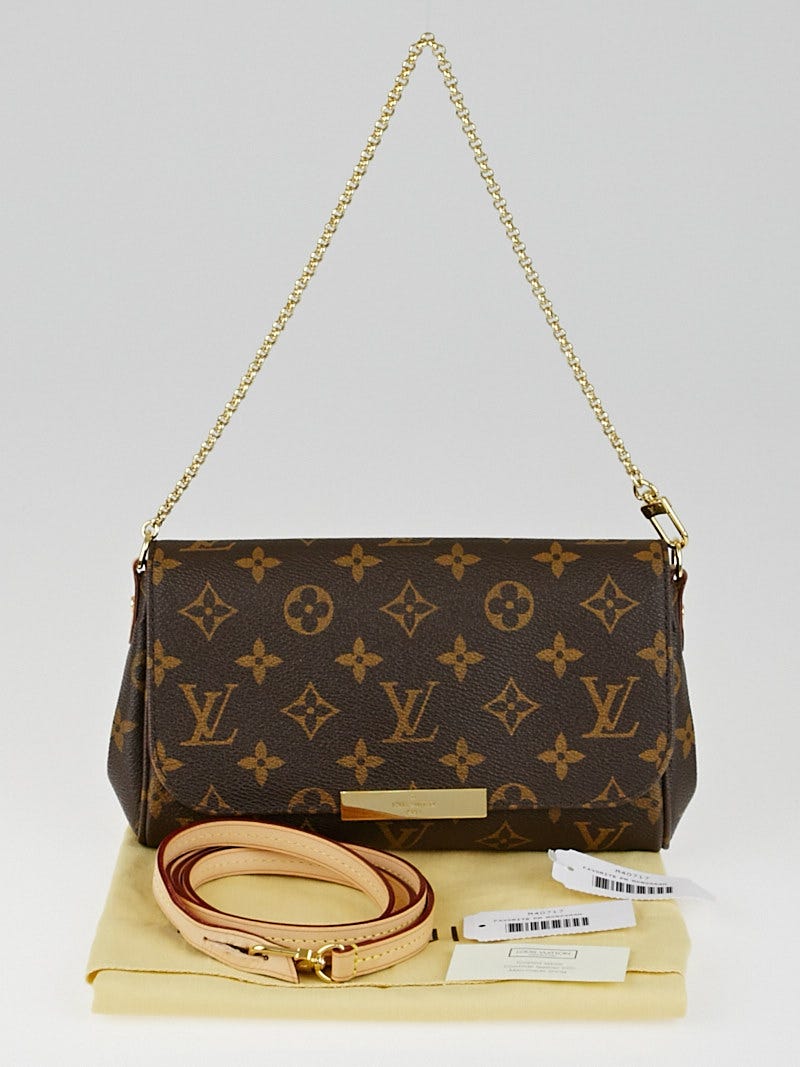 Louis Vuitton Monogram Canvas Felicie Chain Wallet Bag - Yoogi's Closet