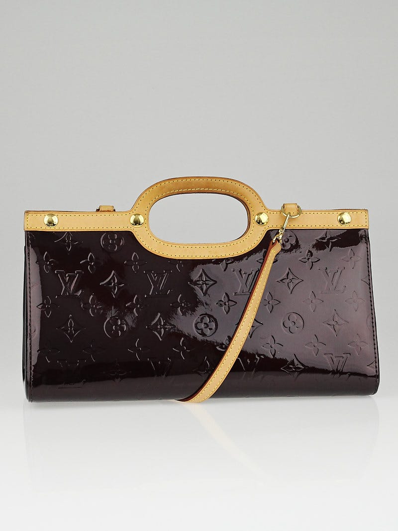 Louis Vuitton Amarante Monogram Vernis Roxbury Drive Bag