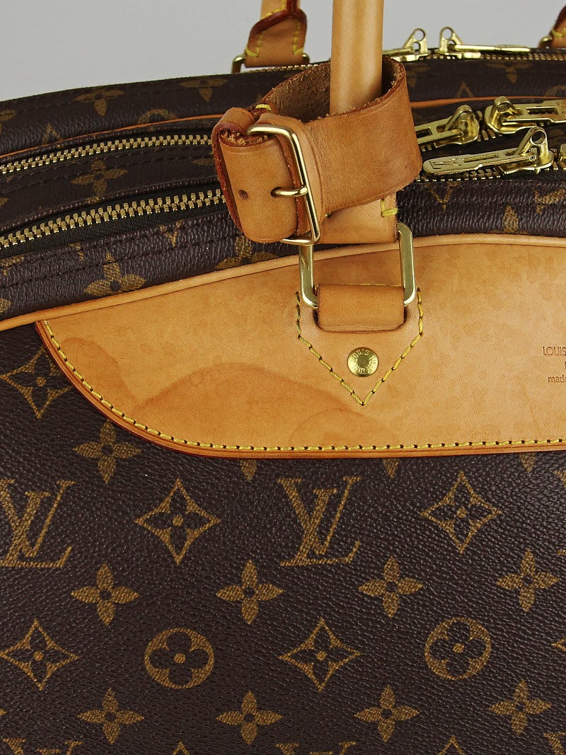 USED LV LOUIS VUITTON MONOGRAM ALIZE 1 POCHE TRAVEL BAG Used 24h