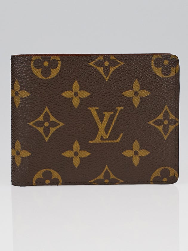 Louis Vuitton Monogram Canvas Billfold Nine Credit Card Slots Wallet
