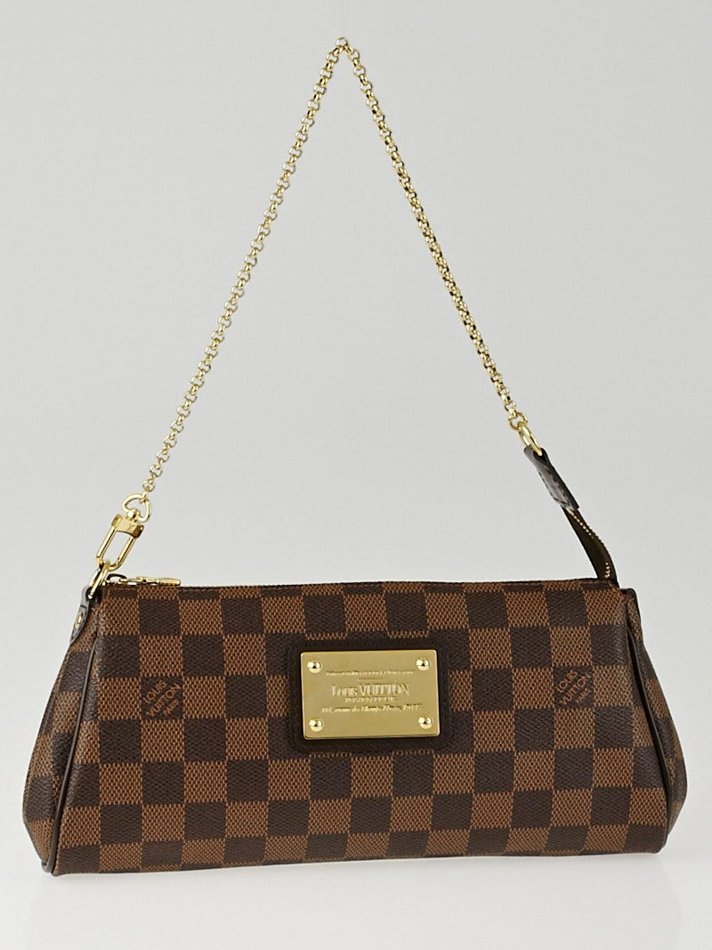 Louis Vuitton Damier Canvas Eva Clutch Bag