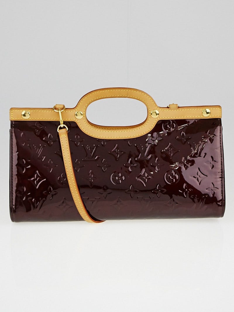 Louis Vuitton Amarante Monogram Vernis Leather Alma MM Bag - Yoogi's Closet