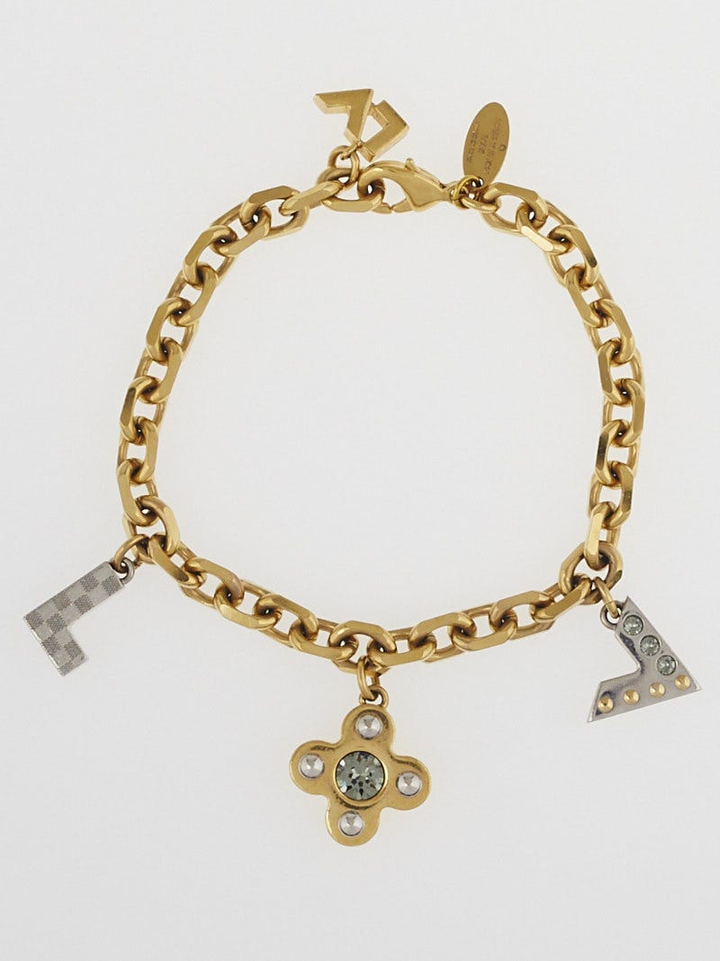 Louis Vuitton, Jewelry, 0 Authentic Louis Vuitton Bracelet Gold