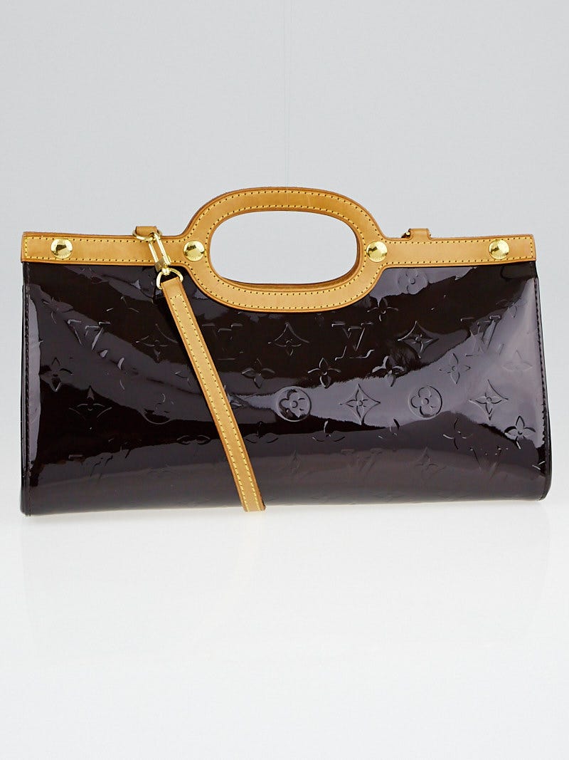 LOUIS VUITTONAmarante Monogram Vernis Roxbury Drive Bag