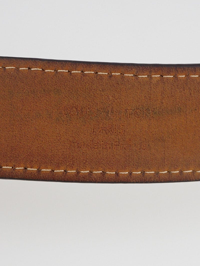 Louis Vuitton Monogram Canvas Cabochon Belt Size 80/32  display picture 3