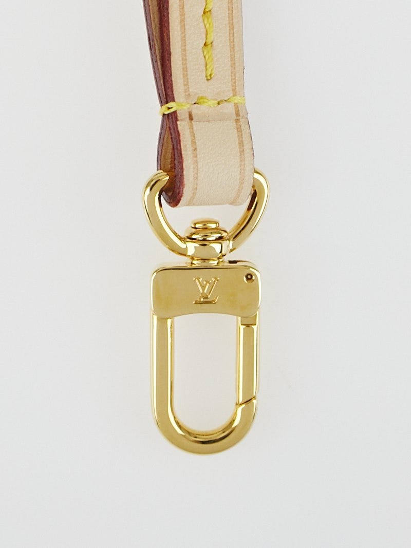Louis Vuitton Natural Vachetta Leather Dragonne Amovible Wristlet Strap -  Yoogi's Closet