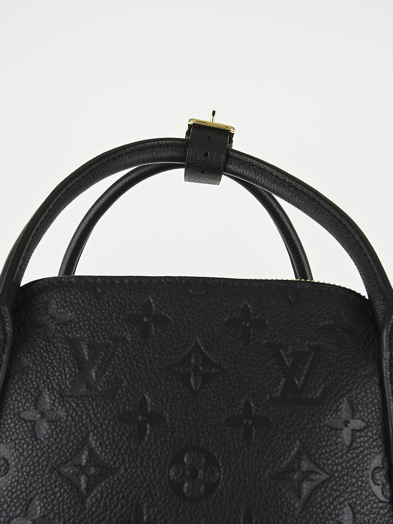 Louis Vuitton - Authenticated Marais Handbag - Leather Black Plain for Women, Very Good Condition