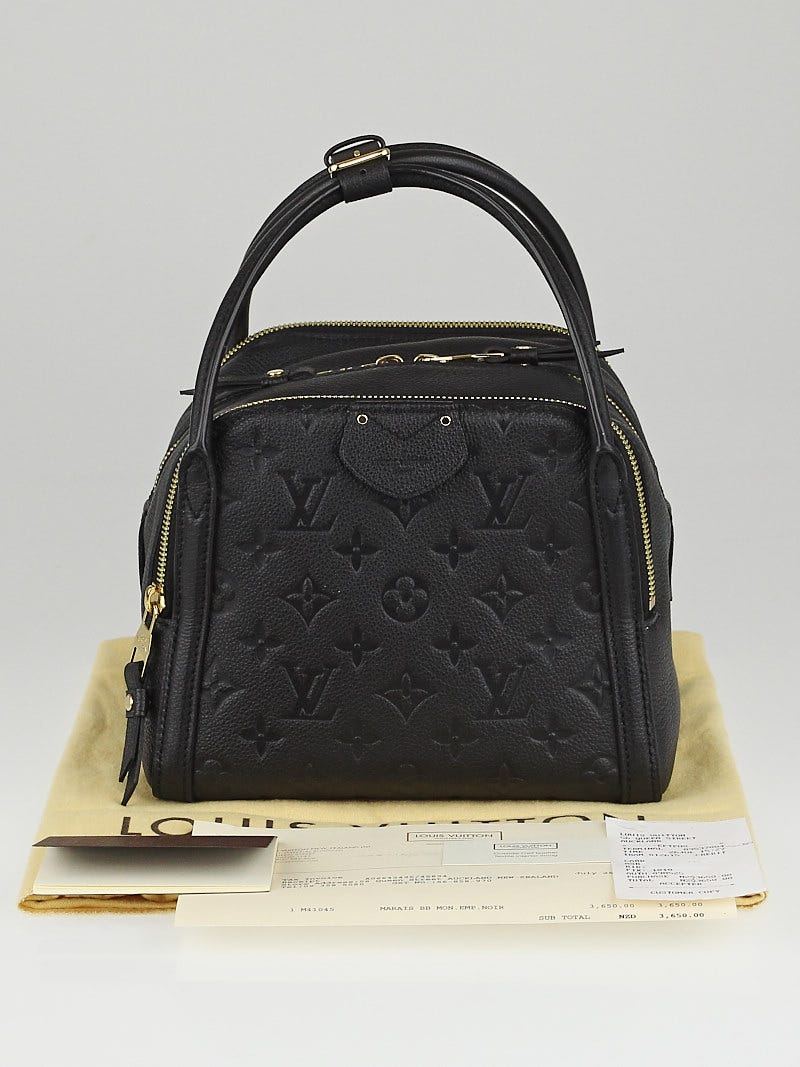 Louis Vuitton Montaigne Monogram Empreinte BB Noir Black in Leather with  Brass - US