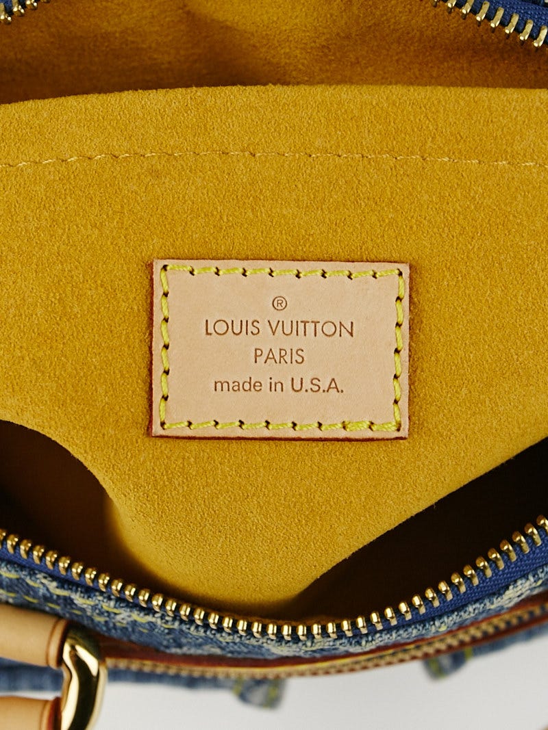 Louis Vuitton Blue Monogram Denim Neo Speedy Bag at 1stDibs  louis vuitton  bag with 2 front pockets, louis vuitton denim neo speedy bag, louis vuitton  neo denim speedy
