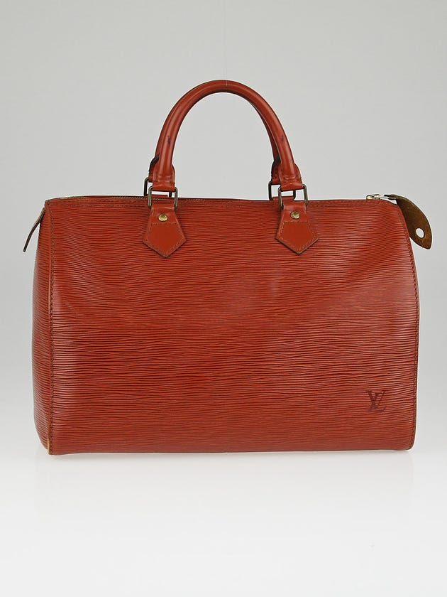 Louis Vuitton Fawn Epi Leather Speedy 30 Bag