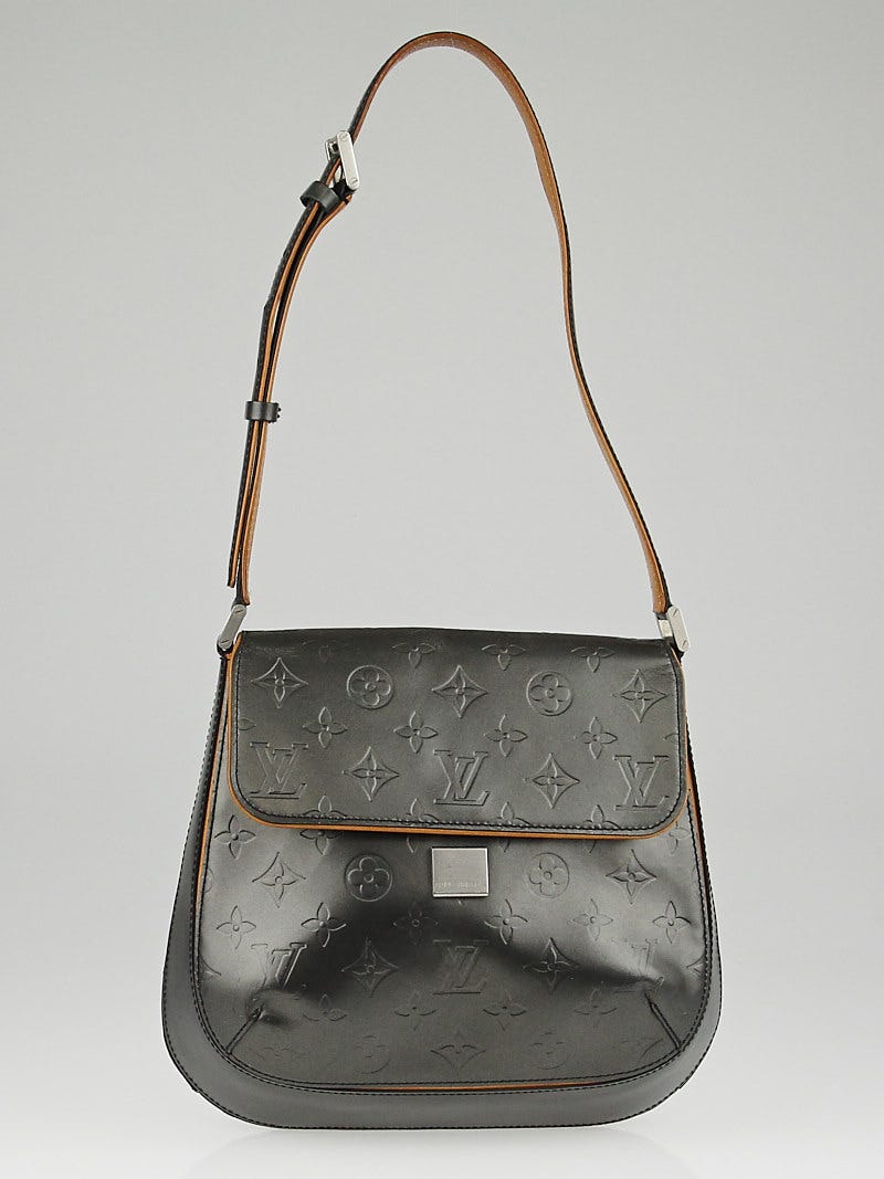 LOUIS VUITTON Grey Monogram Mat Webster Metallic Street Shoulder Bag