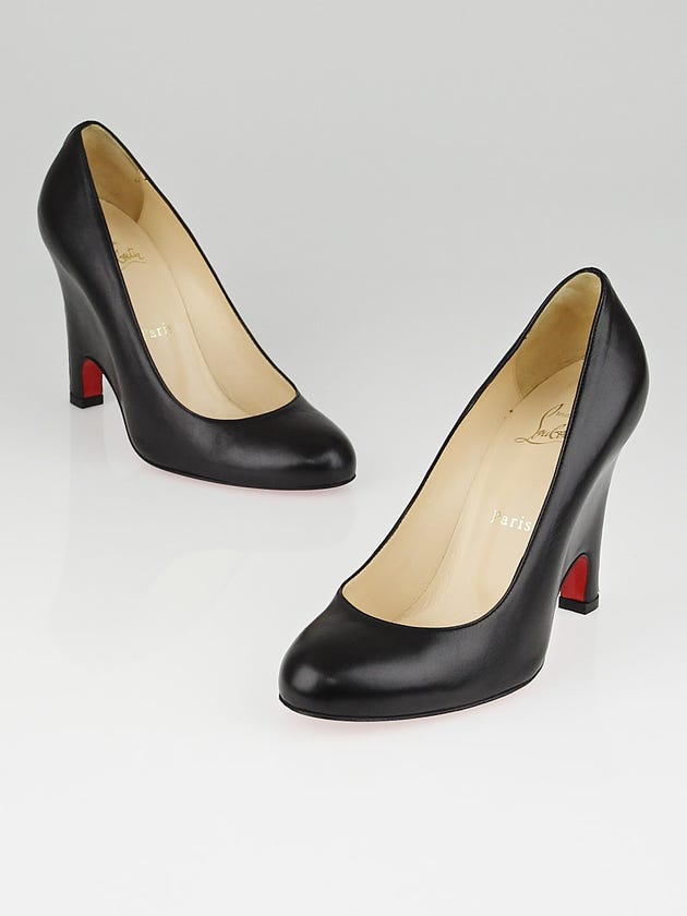 Christian Louboutin Black Leather Morphing 100 Pumps Size 8/38.5