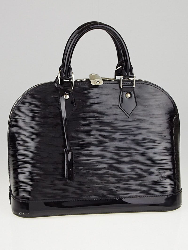 Louis Vuitton Black Electric Epi Leather Alma PM Bag